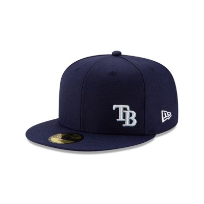 Tampa Bay Rays Gorra | New Era MLB Flawless 59fifty Fitted Cap Mexico - Azules